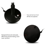 Mini Desktop USB Speech Microphone With Flexible Stand for Computer PC Laptop Notebook Studio Recording Condenser Mic