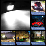 120W LED Bar Offroad Spot Flood Combo  4x4 LED Light Bar/Work Light for Truck Car SUV 4WD Boat ATV Barra LED Headlights 12V 24V