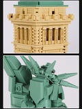 world Architecture series Statue of Liberty Model Building Blocks set classic MOC  City streetview Toys for children Gift