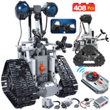 408Pcs Stad Creatieve Rc Robot Elektrische Bouwstenen High-Tech Afstandsbediening Intelligente Robot Bricks Speelgoed Voor
