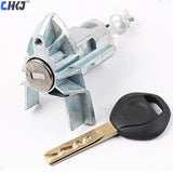 CHKJ Left Driver Side Door Lock With A Keys For BMW X5 E53 2000-2006 Door Ignition Cylinder Kit Car Parts Locksmith Tools