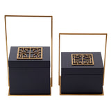 New Chinese Style Creative Wooden Lacq-Uer Storage Box,Basket,Decorative Ornaments,Study Room,Porch Furnishings