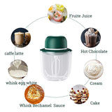 Multi-function Electric Meat Grinder Garlic Masher Artifact Portable Meat Grinder Garlic Masher Egg Beater  Kitchen Aid Mixer