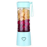 Personal Blender Shakes And Smoothies Small Mini Portable Single Fruit Juicer Mixer Usb Rechargeable Ice Blender