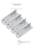 Thick Heavy-Duty Slotting Fasteners Wooden Bed Hook Angle Code Furniture Fixed Hardware Fittings Connecting Hinge