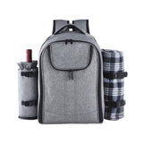 Picnic Backpack Basket Portable Cooler Insulated Box Travel Lunch BBQ Camping Outdoor Picnic Bag Waterproof