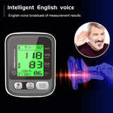 Arm Blood Pressure Monitor Digital Automatic Medical Equipment Portable Heart Beat Rate Pulse Meter Rechargeable Sphygmomanomete