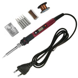80W Digital Electric Soldering Iron Kit Set Temperature Adjustable 220V 110V  Welding Tool  Ceramic Heater Soldering Tips Rework