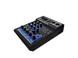 DX-4/DX-6 Professional Audio 4channels/6channels Mixer Bluetooth music Mixer with 48v Phantom Power for Home Karaoke USB Stage