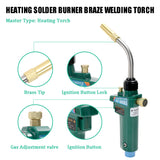 Heating Solder Burning Braze Welding Torches MAPP Gases Self Ignition Trigger Style With Safety Lock Repairing Tool