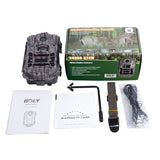 110° Wide Angle Hunting Camera 2.0" LCD Display Waterproof Game Camera 24MP 1080p HD Video 100ft. Range Detection Trail Camera