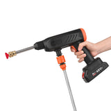 Cordless Pressure Washer 21V 22bar Portable Power Washer Cleaner Battery Powered High Pressure Car Washer Cleaner for Cleaning