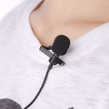Professional Microphone For Phone Mini Stereo HiFi Sound Quality Condenser Microphones Clip Lapel Microphone