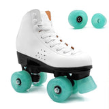 Roller Skate Wheels With Bearings And Toe Stoppers Roller Skate Brake Block Durable 82A Skateboard Wheels Parts