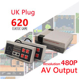 Built-In 500/620/621 Games Mini TV Game Console 8 Bit Retro Classic Handheld Gaming Player AV Output Video Game Console Toy