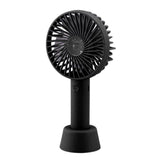 Mini Handheld Fan Portable Rechargeable Battery Operated Cooling Desktop with Base 3 Modes for Home Office Travel Outdoor A0NC