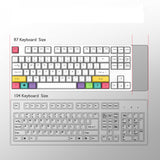Lieve Gaming Mechanical Keyboard 87 Keys Game Blue Red Brown Switch Color Backlit Wired Keyboard For Pro Gamer Laptop PC