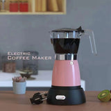 300ML Electric Mocha Coffee Maker Visualization Coffee Maker Moka Pot Espresso For Home Kitchen Office EU Plug