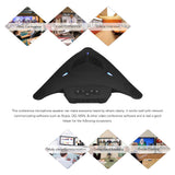 Aibecy MST-X1W 2.4G Wireless USB Video Conference Microphone Speakerphone 6m 360° Audio Pickup for Computer