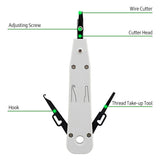 Network Cable Tester Kit Network Wire Strippers&amp;Cable Tester&amp;Stripping Wire Cutter&amp;Modular Plug with Storage Pouch