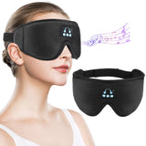 Foldable 3D Wireless Music Eye Mask Shading Breathable Assist Sleep Aid Headphones Device Soft Elastic for Side Sleeper Travel