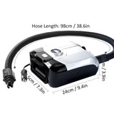 Electric SUP Air Pump 12 Volt Quick Air Inflator Deflator with Digital Display for Inflatable SUP Stand Up Paddle Board Boat