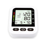 LCD Digital Sphygmomanometer Electronic Blood Pressure Monitor Arm Automatic Blood Pressure Monitor Pulse Heart Beat Rate Meter