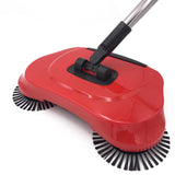 Stainless Steel Sweeping Machine Push Type Hand Push Magic Broom Dustpan Handle Household Cleaning Package Hand Push Sweeper mop