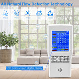USB Charger Gas Analyzer TVOC HCHO CO2 PM2.5 Intelligent Digital LCD Formaldehyde Detector Protable Home Air Quality Meter