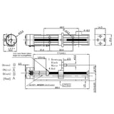 Long Stroke DC 4-9V 2-phase 4-wire Stepper Motor Precision 90mm Micro Linear Actuator DIY Printer Engraving machine