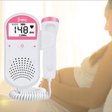 Digital Portable Baby Fetal Doppler Ultrasound Heart Rate Monitor Detector Pocket Pregnant Doppler LCD Display Nonradiative