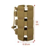 Tactical Molle Water Bottle Pouch Bag Military Outdoor Travel Hiking Drawstring Water Bottle Holder Kettle Carrier Bag FY GW