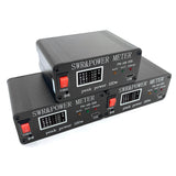 1.8MHz-50MHz 0.5W-120W SWR HF Short Waves Standing Waves Meter Power Meter FM AM CW SSB Portable SWR with OLED Display Screen
