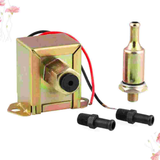Universal 12V Copper Oil Burning Pump Car Refitting Fuel Pump for Automotive Car Vehicle 1PC