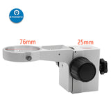 76mm Diameter Stereo Zoom Microscope Adjustable Focusing Bracket Focusing Holder Trinocular Microscope Binocular Microscope Arms