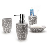 Bathroom Decoration Accessories Nordic Light Luxury Ceramic Brushing Cup Soap Dispenser Toothbrush Holder Bathroom Supplies