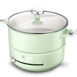 220V 2L Mini Household Electric Multi Cooker 3 Gear Split Type Non-Stick Electric Hot Pot Portable Cooking Machine