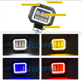 5 Inch 6D Lens Round Square Led Work Light For Car 4WD ATV SUV UTV Trucks Niva 4x4 Offroad Motorcycle 12V 24V Driving Fog Lights