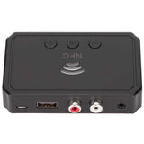 NFC Bluetooth 5.0 Audio Receiver 3.5mm AV Interface Multifunctional NFC Desktop Bluetooth Adapter for Wired Headphones Speakers