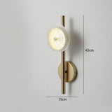 Nordic Golden Glass Wall Lamp Living Room Bedroom Aisle Corridor Background Wall Decoration Wall Ligh Kitchen Lighting Fixture