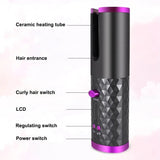 For Hair Curling Iron Curl Waves Ceramic Curly Rotating Styler1 Women Electric Tool Automatic Hair Curler Wireless Corrugation