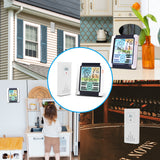 Indoor Outdoor Thermometer with 1 Wireless Sensors Digital Wire-less Hygrometer with LCD Touchscreen Backlight Humidity Monitor