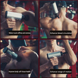 Fascia Gun Relieve Muscle Sore Neck Membrane Gun Muscle Relaxer Impact Massage Gun Fitness Equipment
