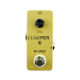 M-VAVE LOOPER Mini Guitar Electric Guitar Looper Effect Pedal Max. 5 Minutes Recording Time Unlimited Overdubs Full Metal Shell