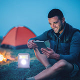 1PC Solar Hard Light Hand Lamp Outdoor LED Work Light COB Charging Camping Light