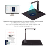 Portable Adjustable High Speed USB Book Image Document Camera Scanner 8 Mega-pixel High-Definition with OCR Function LED Light
