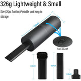 Mini Vacuum Cleaner, USB Rechargeable Dust Buster and Blower 2 in 1, Great for Pet Hair Keyboard Laptop Car Home Office