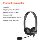 3.5mm T28 Call Center Service Headphone Telephone Traffic Earphone Customer Communication 330 Degrees Computer Headset