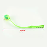 Pet Training Tool Ball Tossing Club Fluorescent Thrower Outdoor With Tennis Training For Medium Cats Dogs Pet Interactive Toys