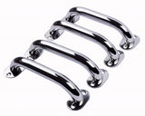 2X Door handle  Boat Stainless Steel Handrail 9" Round Grab Handle Polished Marine Yacht / RV